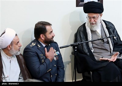 Iranian Air Defense Commanders Meet Leader in Tehran