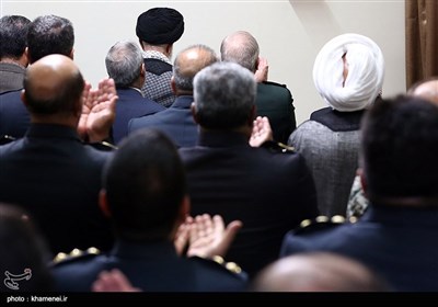 Iranian Air Defense Commanders Meet Leader in Tehran