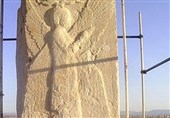 سنگ نگاره انسان بالدار در پاسارگاد پاییز امسال مرمت می‌شود
