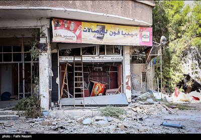 شهر داریا پس از خروج تروریست‌های تکفیری