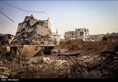 شهر داریا پس از خروج تروریست‌های تکفیری