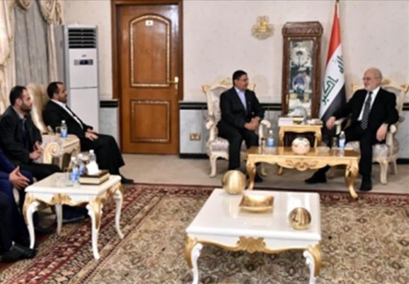 دیدار هیئت جنبش انصارالله با وزیر خارجه عراق در بغداد