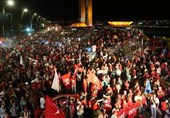 درگیری شدید حامیان روسف و پلیس در پایتخت اقتصادی برزیل