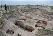 کشف بقایای کوره سفالگری و گور دسته‌جمعی در کاوش‌های شهر باستانی جرجان