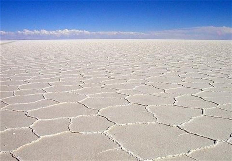 Salt Lake: A Part of the Salt Desert of Iran