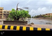 بارش کے بعد کراچی کی سڑکیں