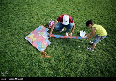 جشنواره بادبادک ها به مناسبت روز قزوین‎