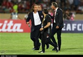 دیدار تیم‌های فوتبال ایران و قطر