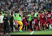 دیدار تیم‌های فوتبال ایران و قطر (1)