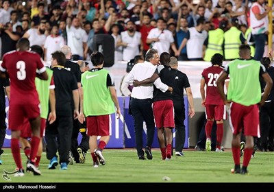دیدار تیم‌های فوتبال ایران و قطر (1)