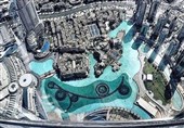 عکس/نمایی از شهر دبی در بالای برج الخلیفه
