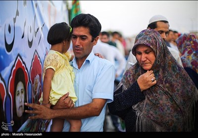 سالگرد شهدای منا در بندر ترکمن