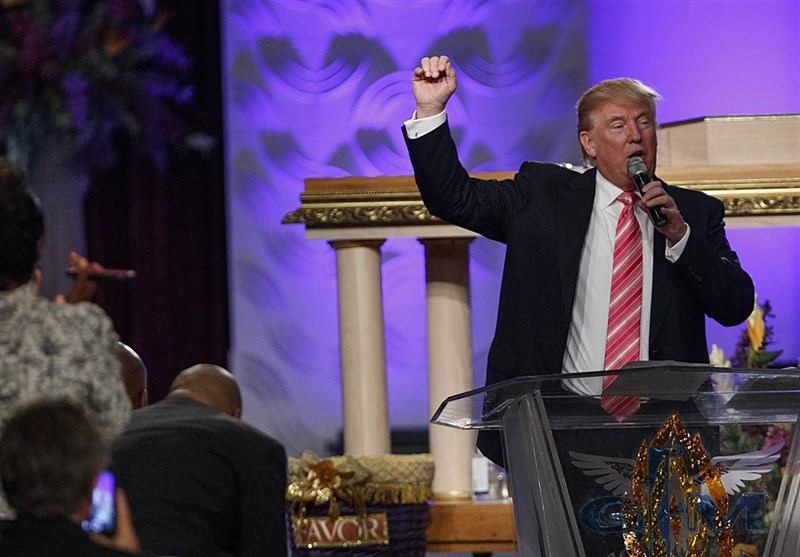 Protests Heat Up in Detroit as Trump Courts Black Voters during Church Visit