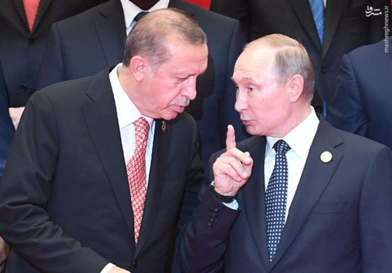 عکس/ تذکرات پوتین به اردوغان