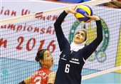 برتری دختران والیبال ایران برابر فوتون فیلپین