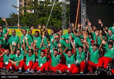 Iran’s Flag Raised at Paralympic Games Village