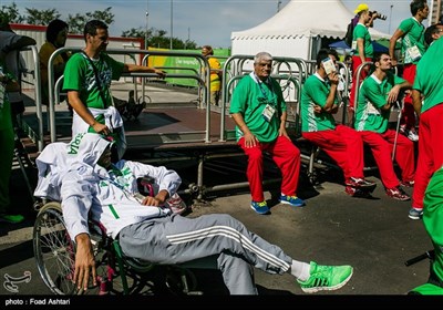 Iran’s Flag Raised at Paralympic Games Village