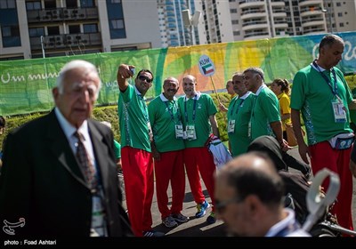 Iran’s Flag Raised at Paralympic Games Village