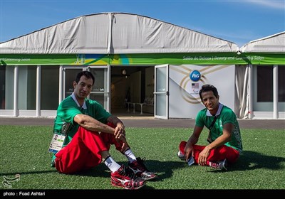 بر افراشته شدن پرچم ایران در دهکده بازی های پارالمپیک 2016