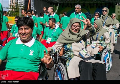 Iran’s Flag Raised at Paralympic Games Village