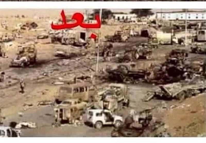 نابودی 100 تانک و خودروی زرهی عربستان در حمله موشکی ارتش یمن+عکس