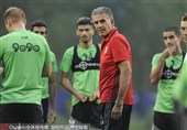 تمرین تیم ملی ایران در سایت چینی به روایت تصویر