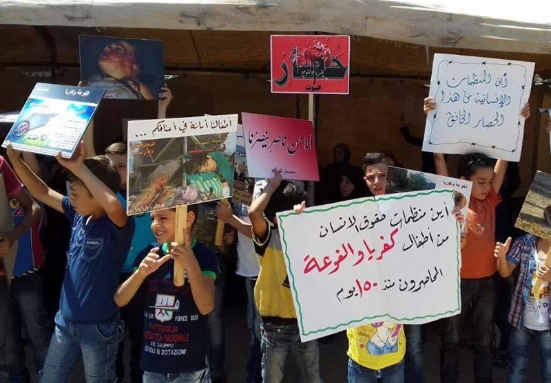 Syrian Protesters Urge Swift End to Siege of Kefraya, Foua (+Photos)