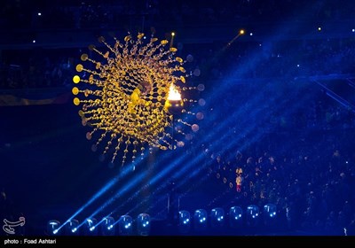 روشن شدن مشعل مسابقات پارالمپیک ریو 2016