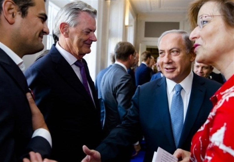 خودداری نماینده پارلمان هلند از دست دادن با نتانیاهو