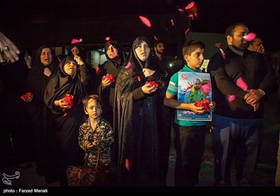 ورود دو تن از شهدای مدافع حرم به کرمانشاه