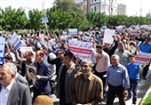 فریاد &quot;مرگ بر آل‌سعود &quot; نمازگزاران جمعه در خراسان شمالی طنین‌انداز شد