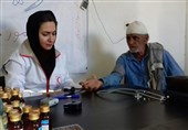 بیماران نیازمند در مناطق روستایی کهنوج ویزیت رایگان شدند