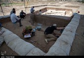 بقایای دهکده باستانی مربوط به دوران ساسانیان در لامرد کشف شد
