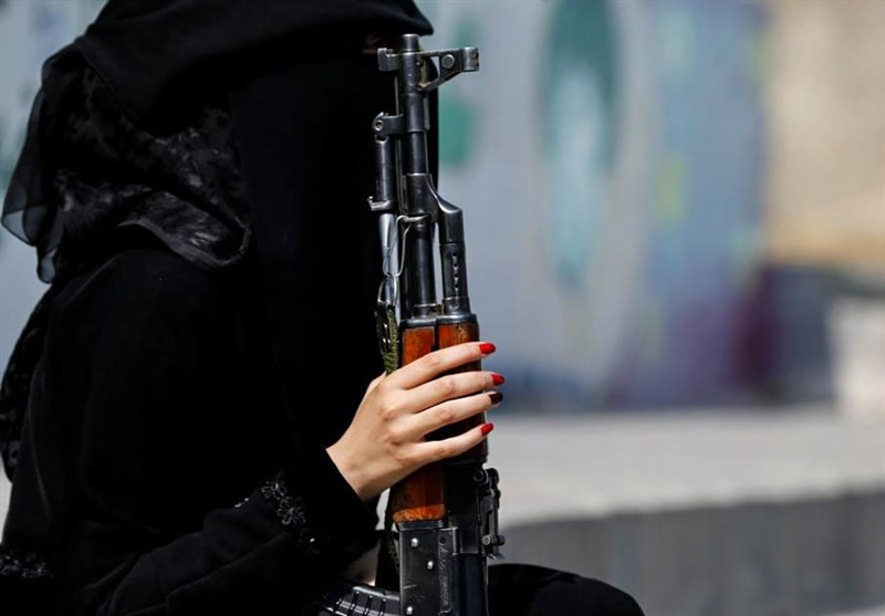 تصاویر/ زنان مسلح حوثی