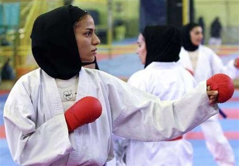 Iranian Woman Taravat Khaksar Wins Gold at Karate1 Premier League