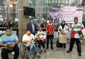 بازگشت اولین گروه ورزشکاران پارالمپیکی به ایران