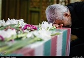مراسم وداع با پیکر سردار شهید احمد غلامی