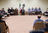 مسئولان ستاد سرشماری نفوس و مسکن با امام خامنه‌ای دیدار کردند