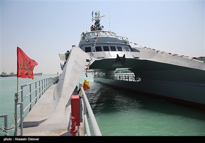 مراسم الحاق شناور شهید ناظری به ناوگان دریایی - بوشهر