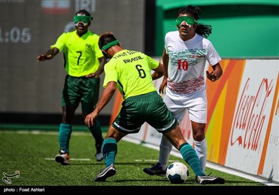 دیدار تیم‌های فوتبال پنج نفره ایران و برزیل - پارالمپیک ریو 2016