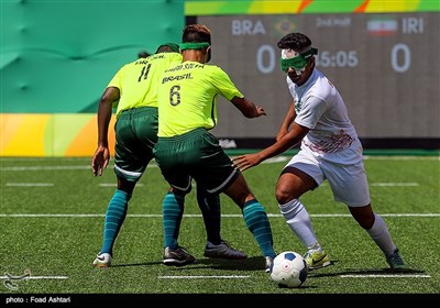 دیدار تیم‌های فوتبال پنج نفره ایران و برزیل - پارالمپیک ریو 2016