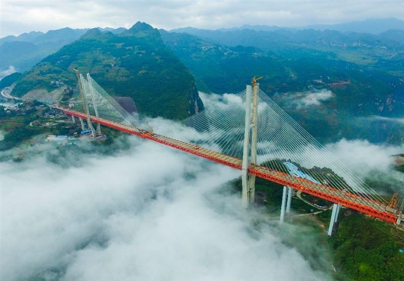 رونمایی از بلندترین پل جهان در چین+فیلم و عکس