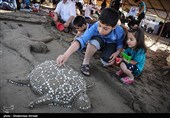 جشنواره ساخت مجسمه های شنی -مازندران