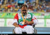 اهدای مدال برنز پرتاب وزنه به اسدالله عظیمی- پارالمپیک ریو 2016