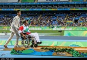 اهدای مدال برنز پرتاب وزنه به اسدالله عظیمی- پارالمپیک ریو 2016