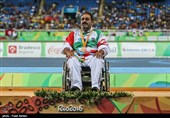اهدای مدال برنز پرتاب وزنه به اسدالله عظیمی- پارالمپیک ریو 2016