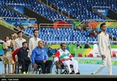 اهدای مدال برنز پرتاب وزنه به اسدالله عظیمی- پارالمپیک ریو 2016