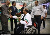 ورود کاروان ورزشکاران پارالمپیک به کشور