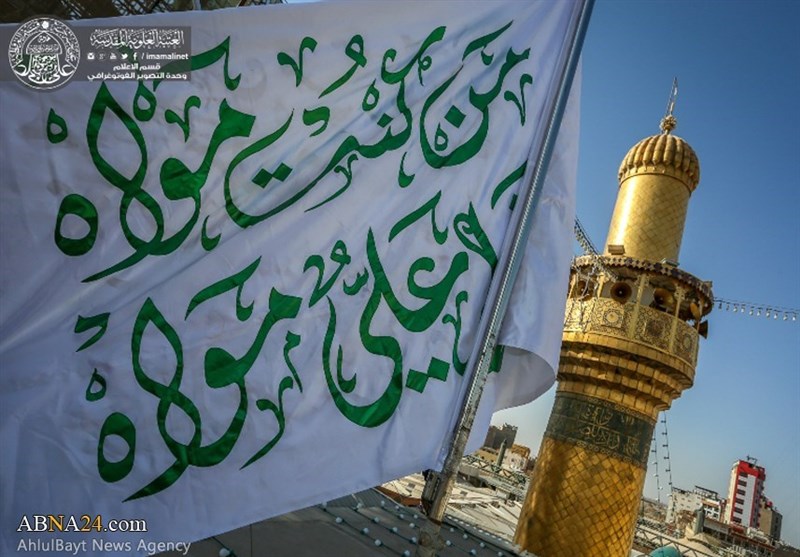 حرکت هیئت‌های مذهبی شیراز به سمت حرم شاهچراغ (ع) در روز عید غدیر