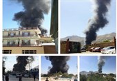 آتش سوزی در منطقه «قوا» در کابل + عکس